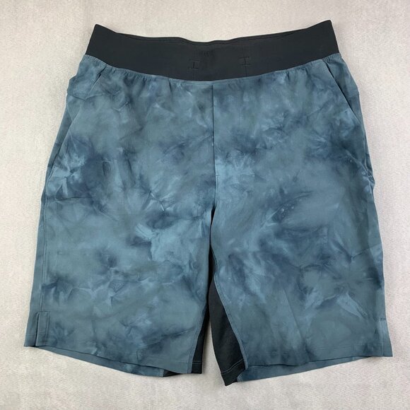 Lululemon Mens Shorts Medium Blue Tie Dye T.H.E. Short Linerless 9" Updated - Picture 1 of 10